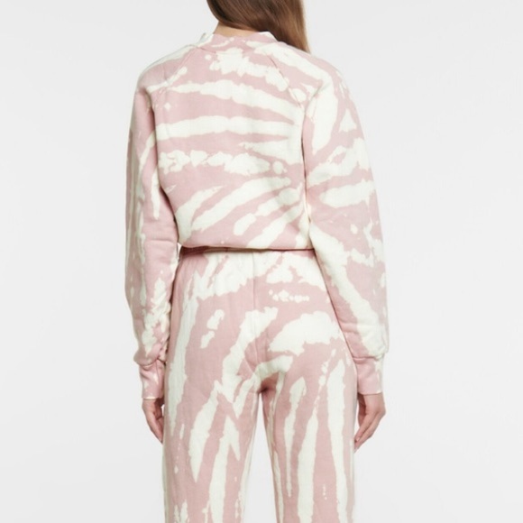 Les Tien Mock Neck Tie Dye Cotton Sweatshirt Size Medium - Picture 10 of 11